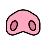 Pig Nose SVG Icon